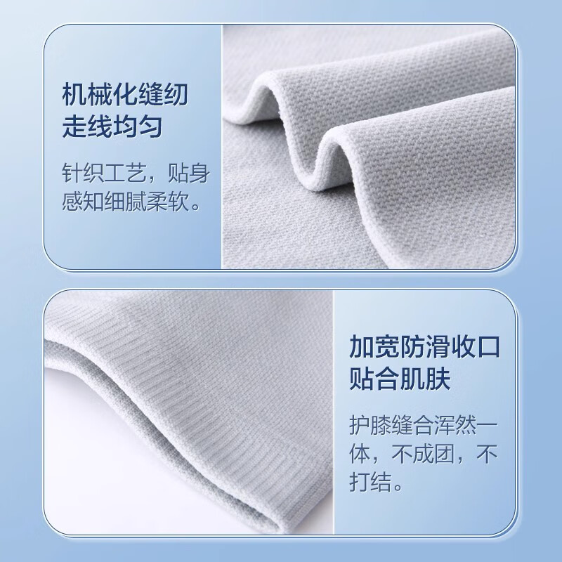 LUCYLEE日本护膝医用防滑保暖老寒腿半月板韧带关节滑膜疼痛炎男女士运动 四季防寒-短款-灰色 XXL(160-220斤)