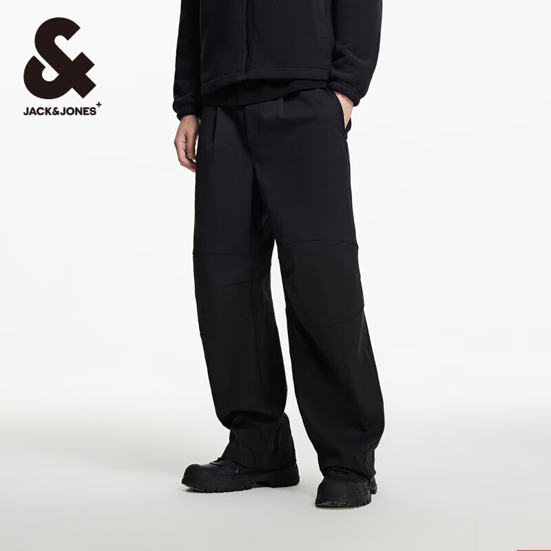杰克·琼斯（JACK&JONES）男士运动休闲裤卫裤合集 224414019黑色 XS 165