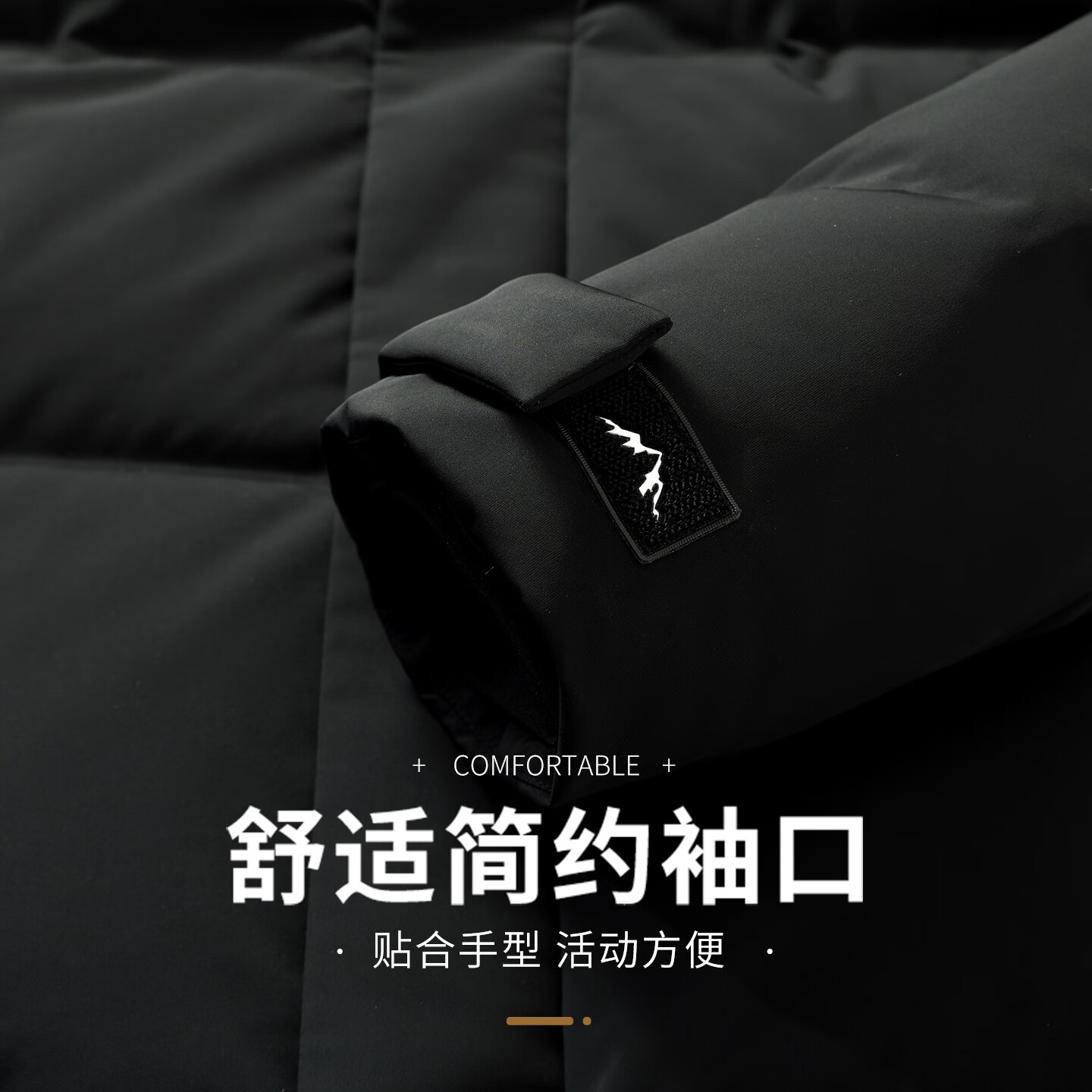 康博男士加厚鹅绒保暖可脱帽短款羽绒服商务休闲外套 4XL 卡其色
