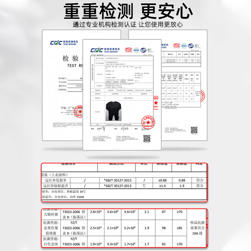 罗蒙(ROMON)【10A级抗菌双面绒】情侣款保暖套装秋冬新款休闲舒适加绒内衣男 5N280055A浅灰【男款】 2XL (建议男135-155斤/女120-140斤)