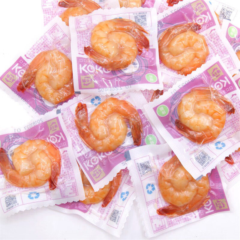 獐子島（ZONECO SEAFOOD）包郵 大連 太極蝦 鮮味真空即食蝦仁  海鮮零食特產(chǎn) 原味（100克散裝）