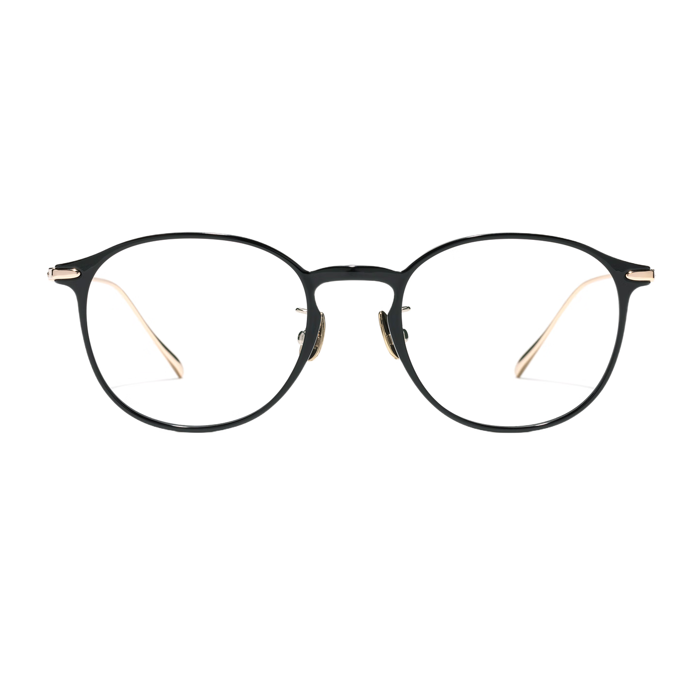 睛姿（JINS）含鏡片近視眼鏡休閑潮流鏡框男女可配防藍(lán)光鏡片UUF25S201 394黑色 1.60(較薄)