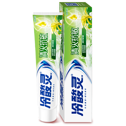 冷酸灵草本抗敏感牙膏 富含金银花 减轻牙龈问题180g升级版【吴磊同款】