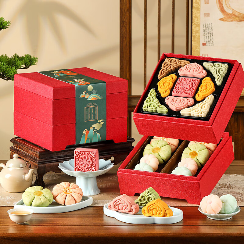 皇家尚食局X西安博物院 糕点年货礼盒684g 陕西特产点心休闲零食大礼包