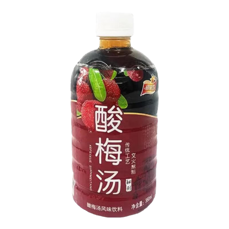 柯菲雪 酸梅汤 果味果汁饮料 380mL*1瓶