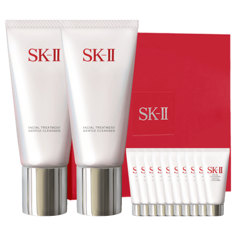 SK-II女士洁面120g*2氨基酸洗面奶sk2化妆护肤品生日礼物skii
