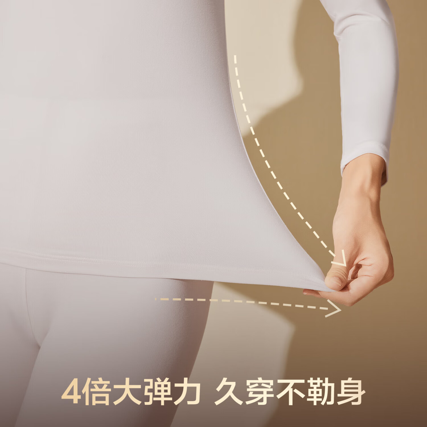 草本初色保暖内衣青少年男士山茶花保暖衣肌底衣秋衣秋裤情侣套装秋冬送礼 女款【高雅黑】 XL 【130-180斤】