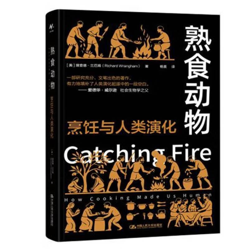 正版包邮 熟食动物：烹饪与人类演化 理查德·兰厄姆 中国人民大学出版社 9787300344348 熟食动物:烹饪与人类演化