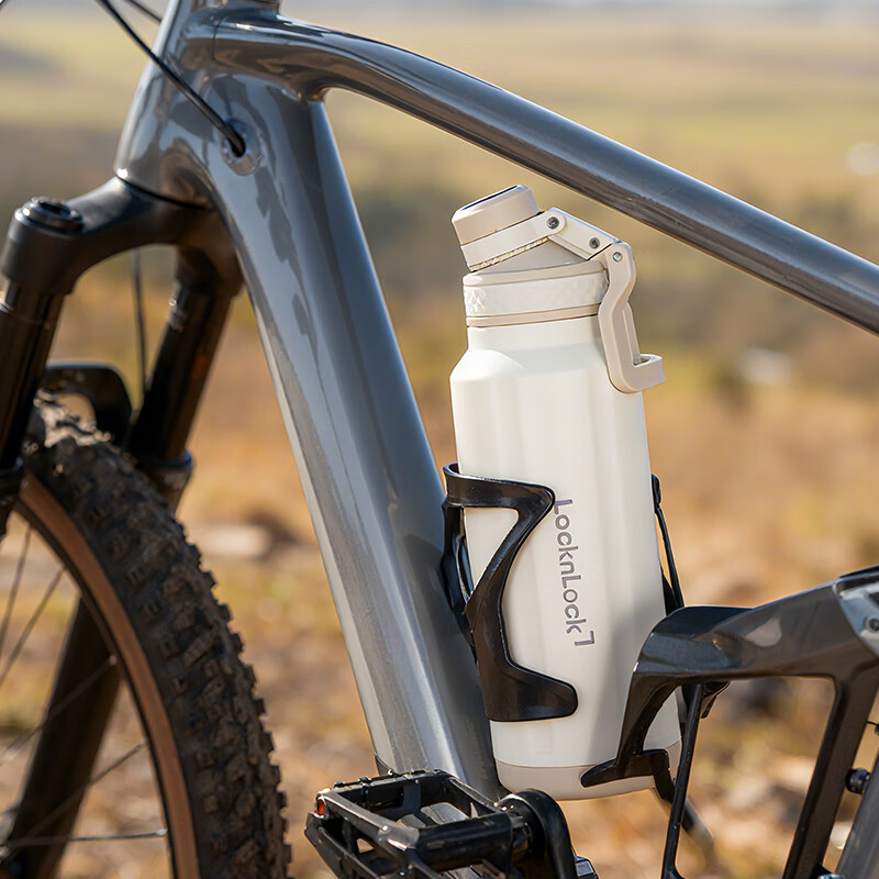 乐扣乐扣（LOCK&LOCK）探索保温保冷运动杯壶便携大容量水杯子军训水杯【年会福利】 米色 1000ml