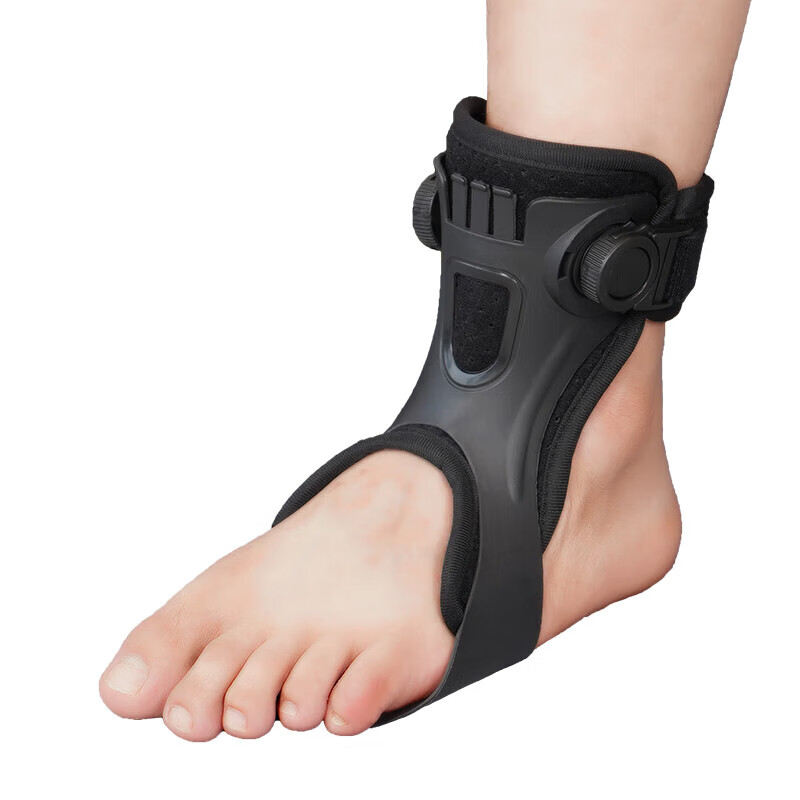 羿生足托矯形器足內翻外翻足下垂器足部腳踝固定支具康覆腳托 內襯款左腳 S