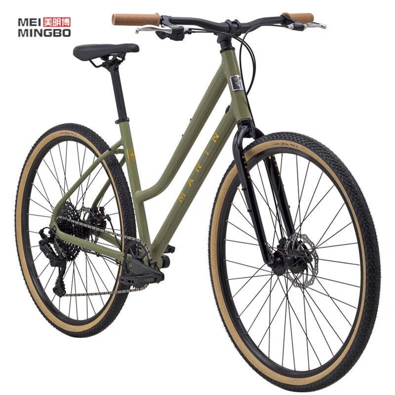车轻便上下班自行车复古通勤运动休闲男女士变速成人 绿色金字s码弯梁