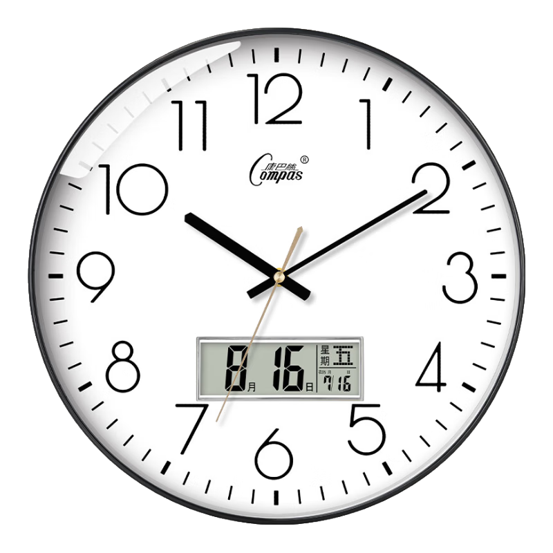 ���ڲ���������˿��Compas������ �ӱ�ʱ�ӹ�ǽ����2025������ʯӢ�� 3498Y�ڰ�������ֱ��30���� 25�� 46.6Ԫ