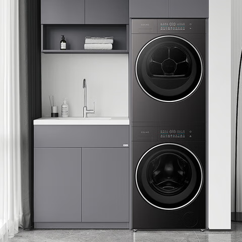 COLMO【黑珍珠系列】10KG洗烘套装全自动洗衣机热泵烘干机 以旧换新纯平全嵌CG10H-C1+CHZ10H-C1