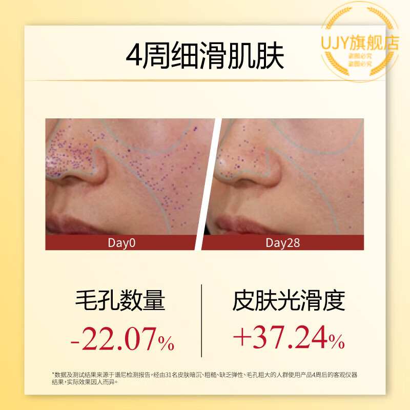 HANBASHA穷姐夫vc精华John Jeff12%维C精华液抗氧化提亮肤色紧致细滑肌肤 10g(10g*1支)