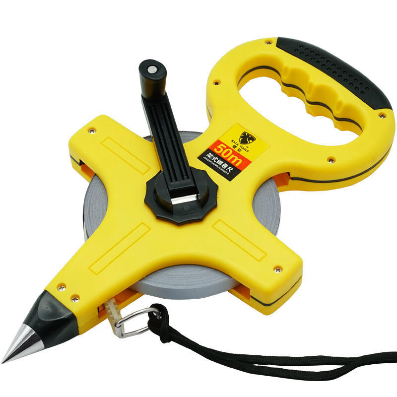 鍇達(dá)（KELTONN）架式鋼卷尺架尺100m鋼尺米尺手持盤尺50米 貨號(hào)KT32600規(guī)格100米