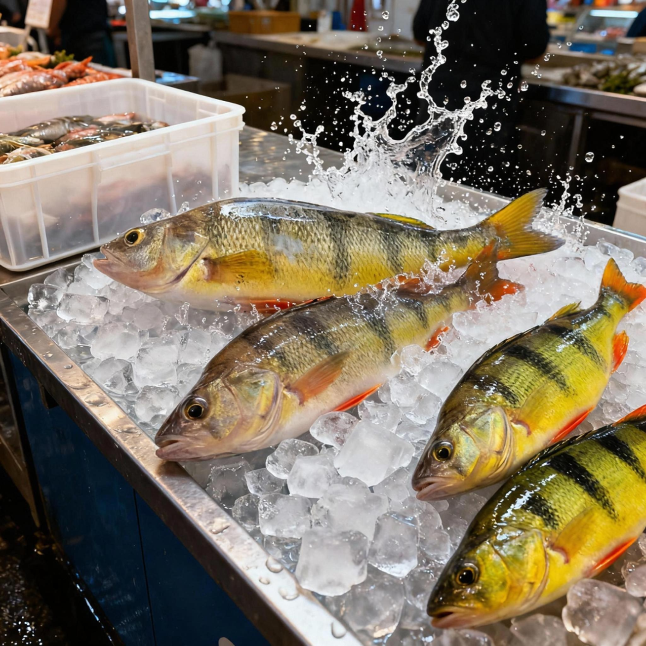 昆仑纪新疆天山无抗五道黑淡水鲈鱼整条装新疆鱼新鲜冷冻冷水鱼新年送礼 天山五道黑500g×4条（两去处理去鳞去内脏）