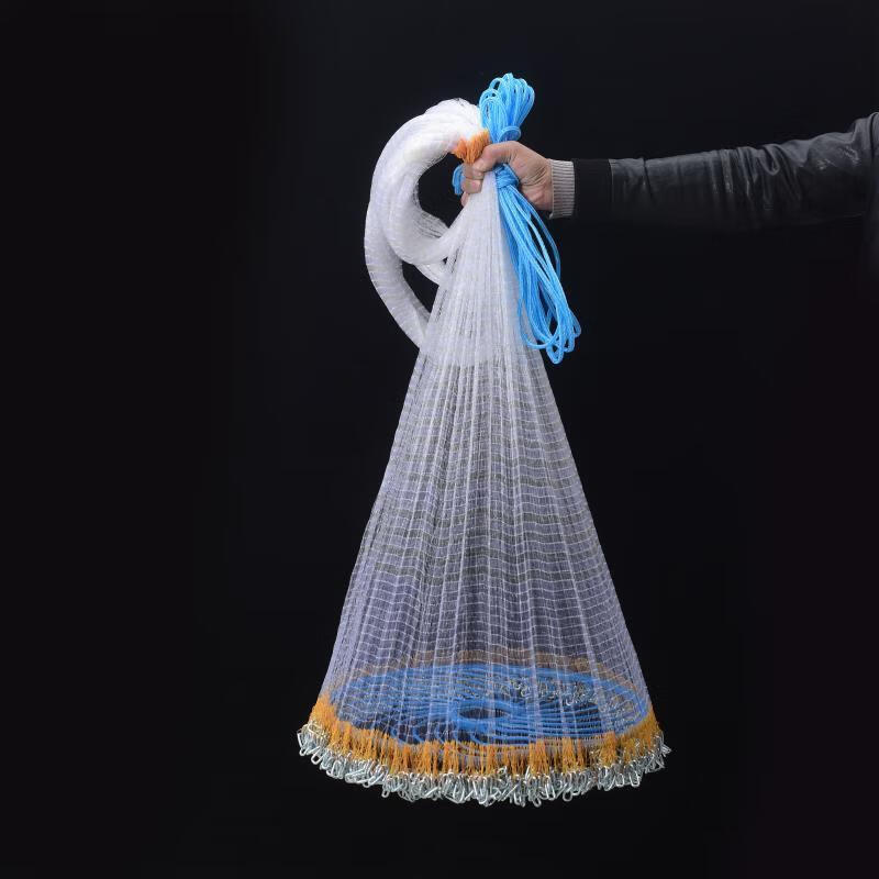 誉静铁链手抛网鱼网神器渔网捕鱼网小鱼网撒网手撒捞鱼网兜捞鱼网