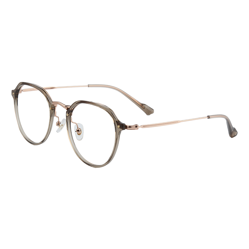 创宙 目戲(EYEPLAY)眼镜框轻盈舒适眼镜钛合金镜腿女素颜网上专业配眼镜可配度数