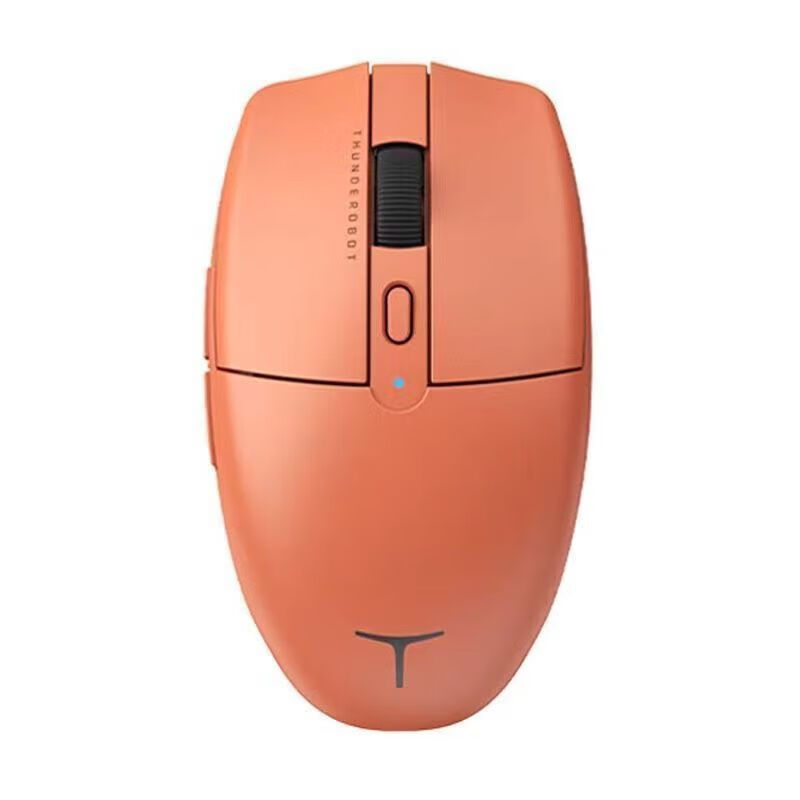 雷神（ThundeRobot）2025新款雙模無線靜音鼠標輕量化辦公超長續(xù)航親膚手感 雷神ML4(2.4G+藍牙)沖電鼠標-橙色