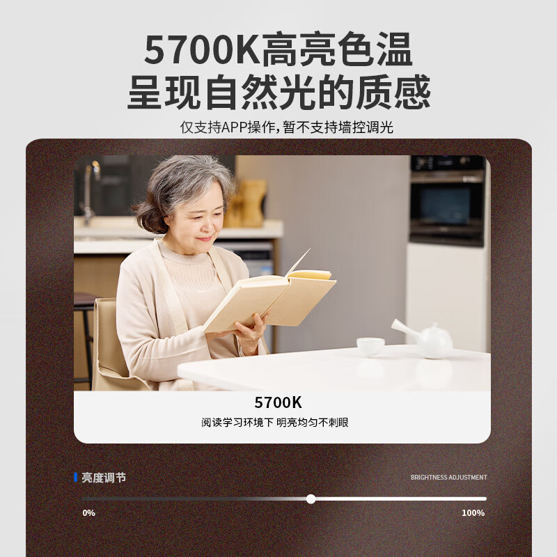 三思吸顶灯雷达感应跌倒侦测远程告警客厅卧室灯卫生间厨房包拆旧安装 18W 15㎡内适用 1800lm 跌倒侦测