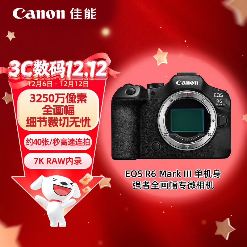 佳能EOS R6 Mark III 机身