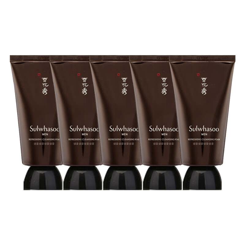 雪花秀（Sulwhasoo）男士本润磨砂洁面乳30ml*5=正装量