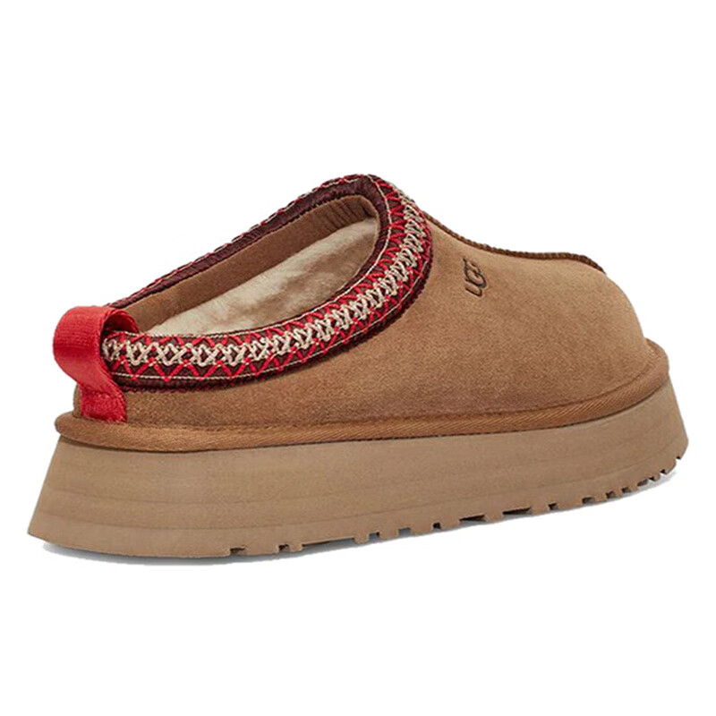 UGG EVERSHEEPSKINS冬季厚底女鞋Tazz塔茨一脚蹬懒人鞋舒适休闲保暖小短靴加绒保暖 1122553黑色 40 US9=国内40（内长26cm）