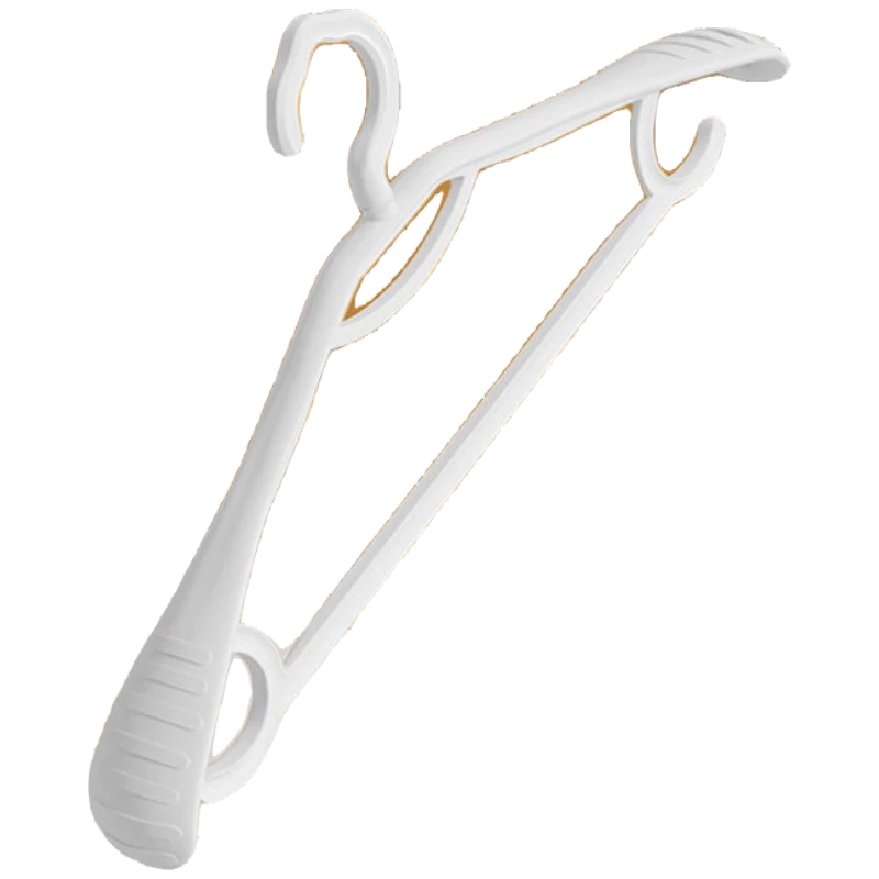 佳帮手衣架宽肩防滑家用无痕不鼓包加厚宽衣架宿舍挂衣撑干湿两用10只装