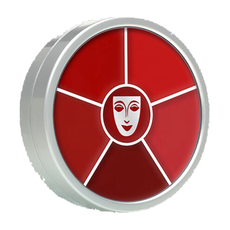 KRYOLAN面具魅影維E多用膏六色口紅盤唇膏保濕持久生日禮物送女友 【濃郁紅棕】#D 氣場女王