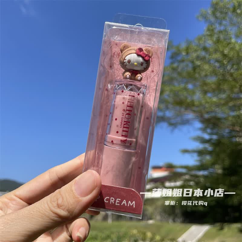 三丽鸥（SANRIO）日本本土 润唇膏凯蒂猫美乐蒂库洛米限定滋润保湿不粘腻 【护手霜:Kitty】现货