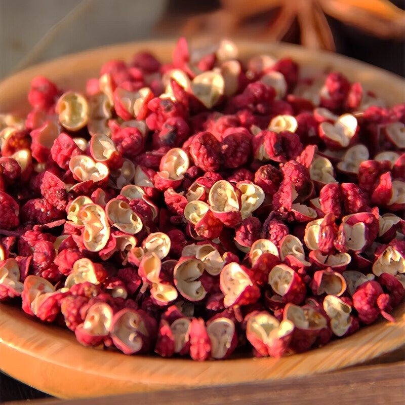 协穆胖东来代购品质特一级四川汉源花椒新货食用香料大红袍花椒粒调味 特级大红袍花椒 200g*4罐