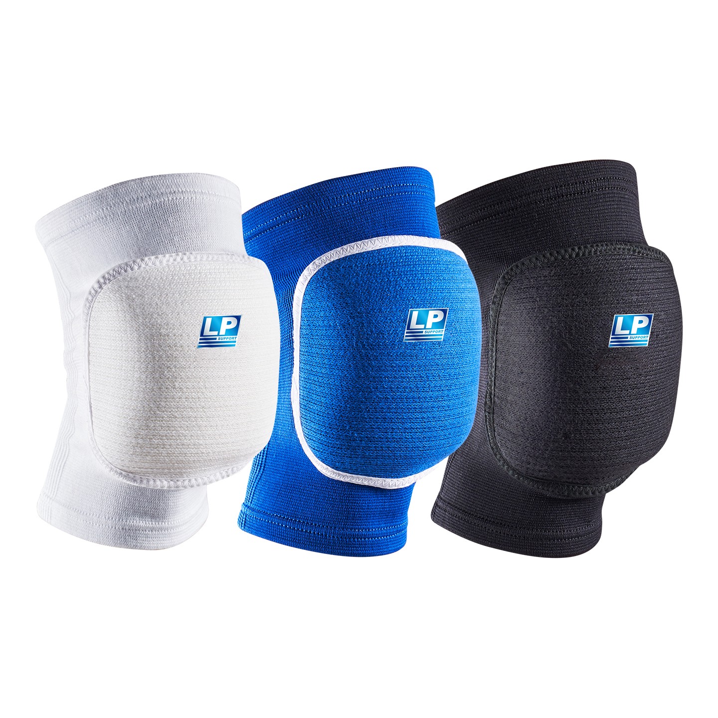 LP609中考排球护膝 专业训练加厚保护 运动防撞跪地护具守门员护膝 黑色一对 均码