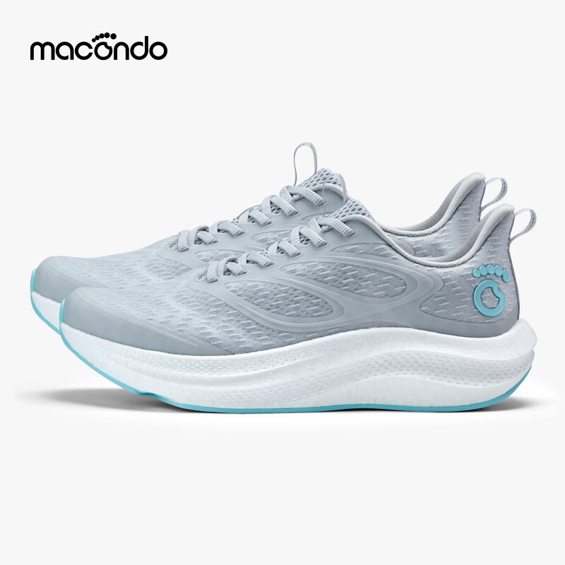 马孔多（macondo）跑步鞋专业减震慢跑者2.0高宽鞋楦轻弹透气41码单只约218g 蒸汽抹茶 （女） 38