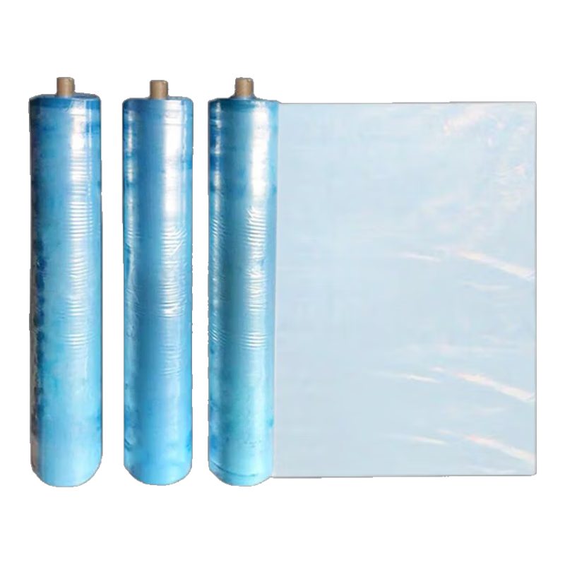 花之然PO膜藍色無(wú)滴膜塑料薄膜農用保溫消霧膜塑料布加厚透明蔬菜大棚膜 PO膜（國標）0.07mm厚 10米寬10米長(cháng)度