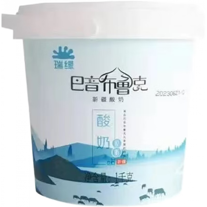 瑞緣新疆酸奶瑞緣脫脂酸奶巴音布魯克無(wú)蔗糖零脂肪低卡脫脂無(wú)糖酸奶 1kg脫脂酸奶