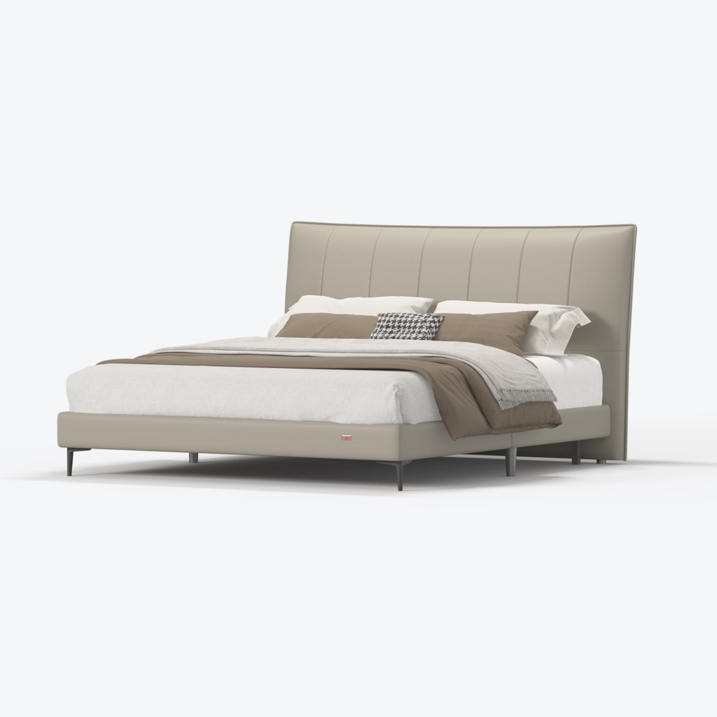 喜临门现代简约真皮床皮艺床YDR系列 YDR2503-15cm床托款 1.5*2米