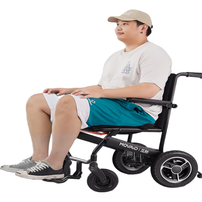 互邦新款老人代步車(chē)四輪電動(dòng)殘疾人家用小型老年助力車(chē)折疊電瓶車(chē) 【進(jìn)口碳纖維】5.2AH跑10km+重11.5kg