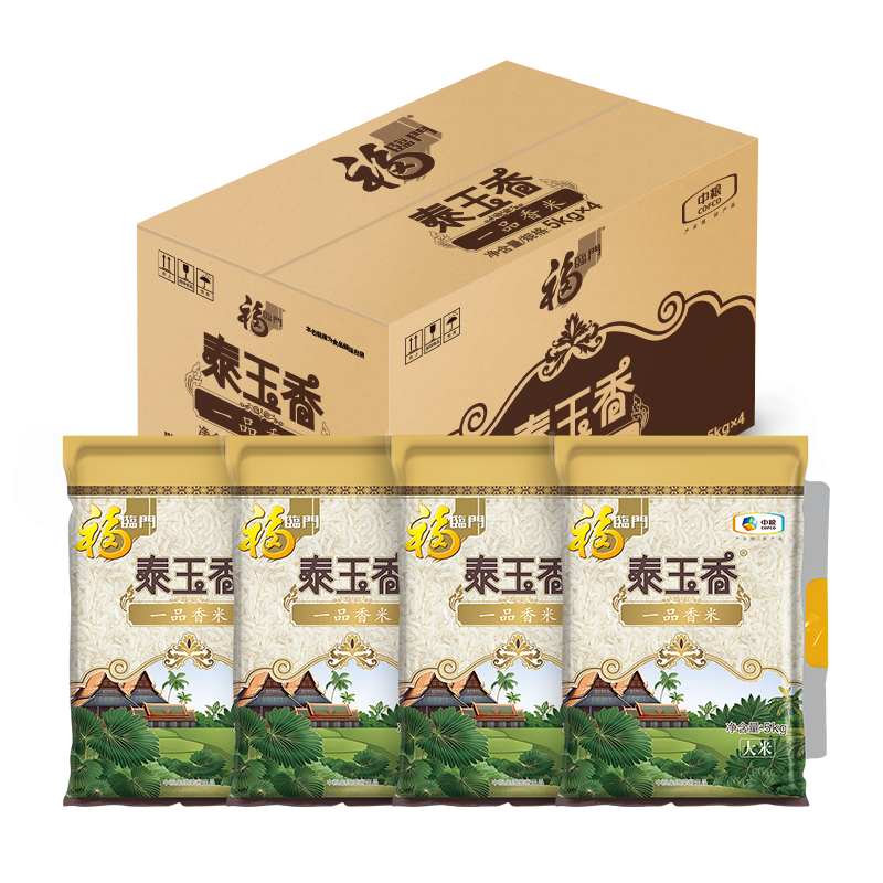 福临门 泰玉香 一品香米 长粒米 10斤*4/箱（新老包装交替）