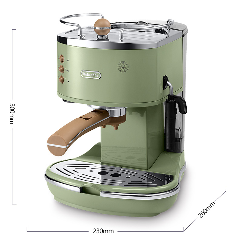 德龙咖啡机复古系列半自动咖啡机清洗麻烦吗？
