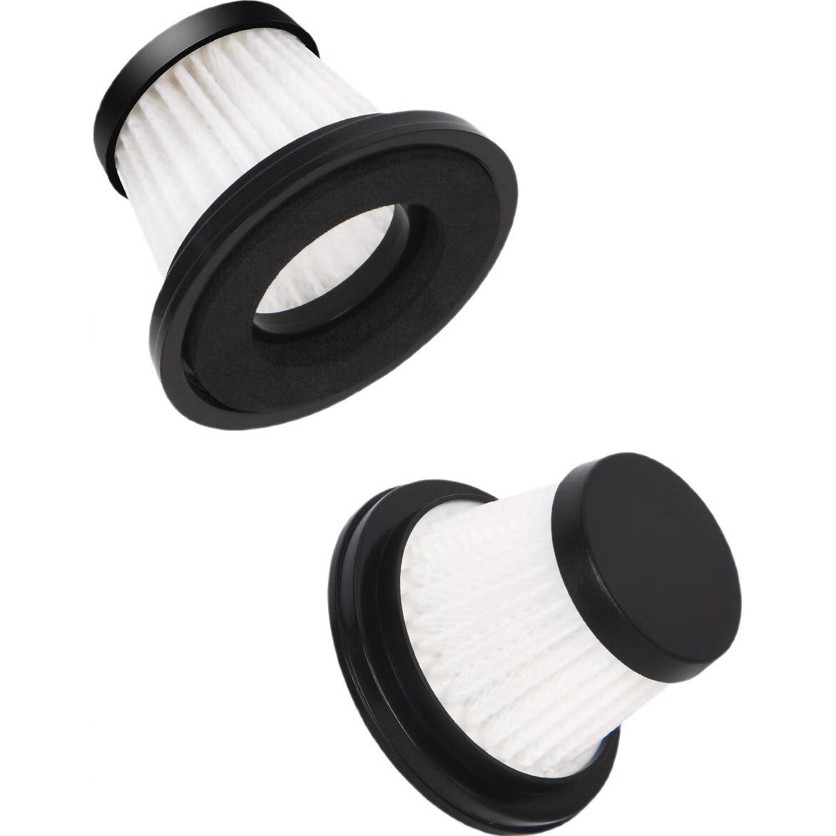 得力车载吸尘器滤芯 海帕纤维水洗高效过滤循环使用HEPA过滤网3个装 适配DL881401