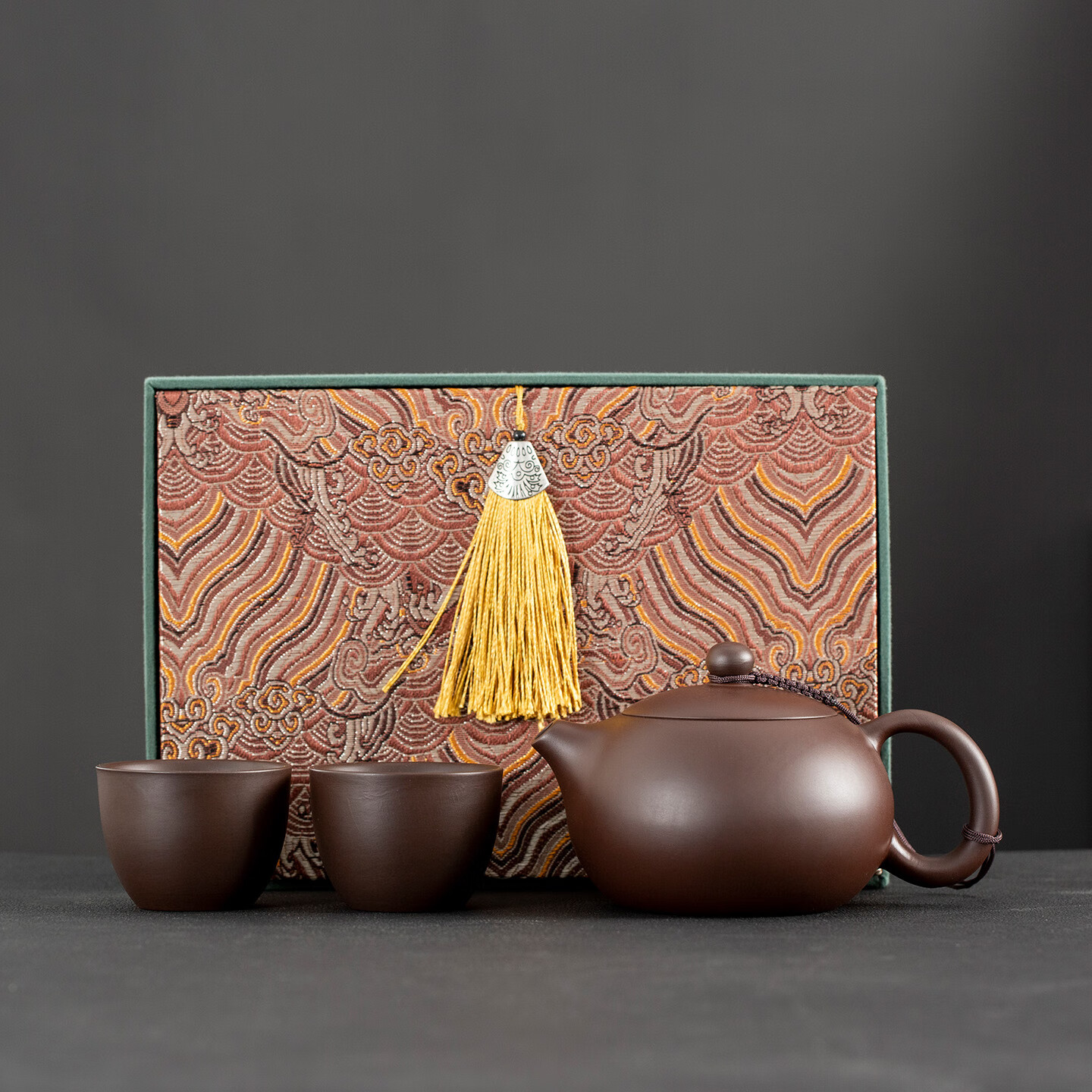 颖器紫砂壶茶壶紫泥西施壶250ml凤鸣壶家用泡茶壶正品纯手工功夫茶具 04紫泥西施壶+2杯【礼盒装】 250ml 京东折扣/优惠券