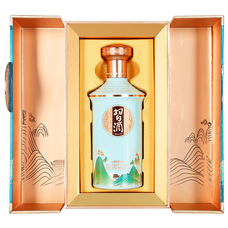 习酒 印象贵州 酱香型高度白酒 收藏聚会商务宴请  53度 500mL 6瓶 习酒印象贵州 整箱装