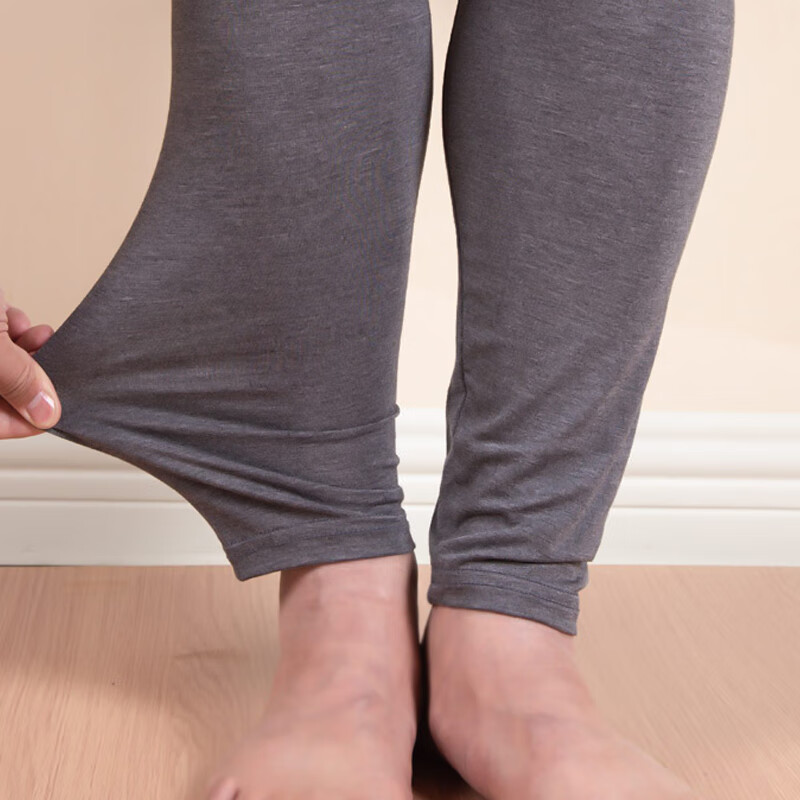 剑蔓秋裤男 莫代尔薄款  男士薄 秋裤打底裤秋冬裤修身衬裤线裤内穿 黑色 XL 建议90-120斤