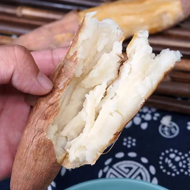 【新疆直发】正宗哈密冰糖蜜薯软糯香甜白心薯新鲜现挖沙地红薯 带箱2斤体验装【拇指小果】 红心白心随机 沙地蜜薯皮薄刮花断裂为正常情况