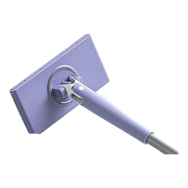 【销量百万】洗脸巾拖把夹迷你懒人小拖把夹布二次利用家用免手洗 93CM加长杆拖把+四块珊瑚绒布