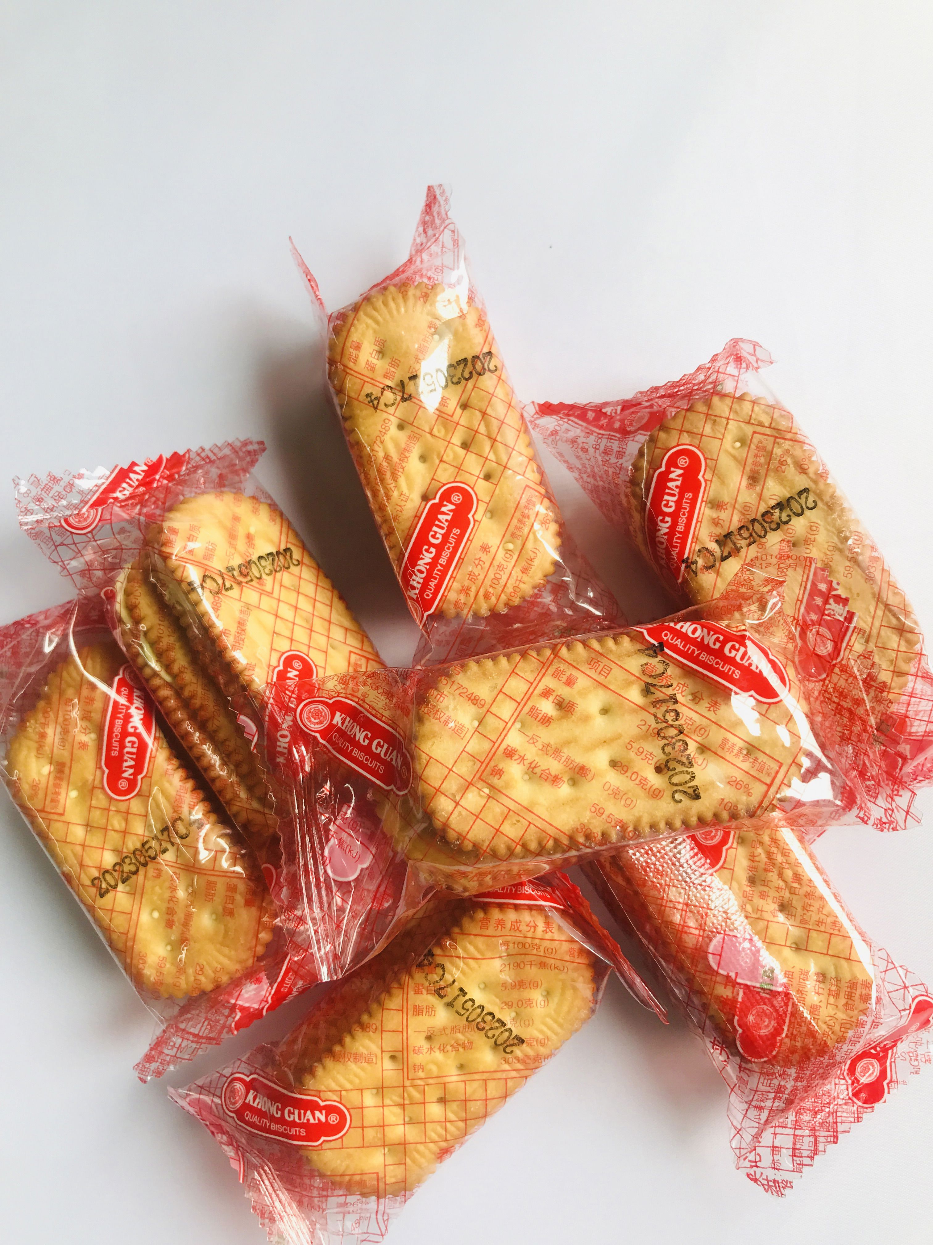 香橙味夹心饼干酥脆美味独立小包装3斤营养食品 500g*新货香橙味夹心