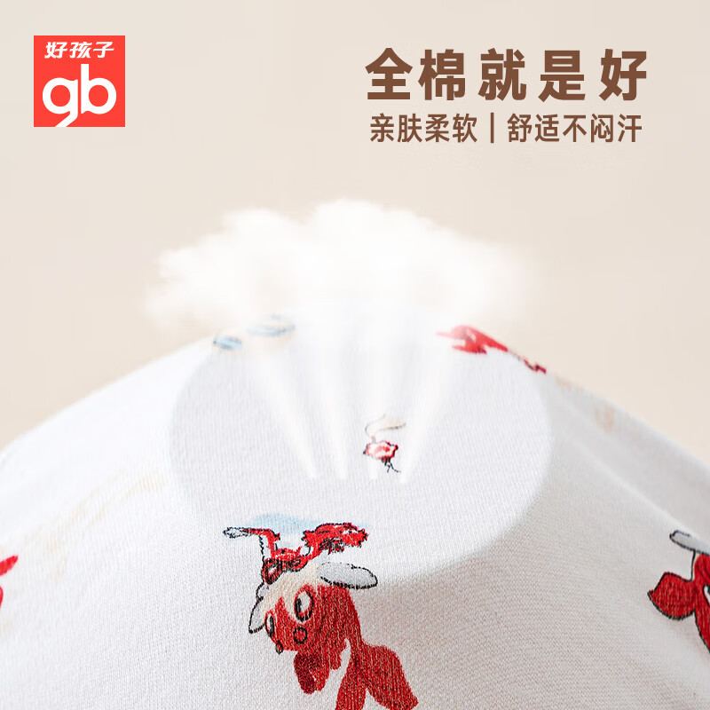 好孩子婴儿礼盒见面礼新生儿套装10件套抗菌防螨宝宝满月礼 66cm