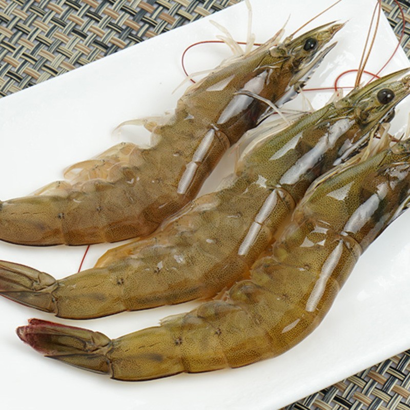 三座海 烟台海捕虾 1000g 40-50只 大虾明虾鲜活冷冻基围虾大对虾