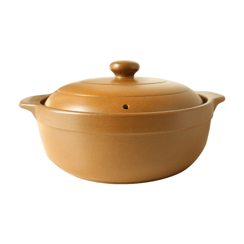 奕壽無釉土砂鍋陶瓷明火耐高溫?zé)蹂伆局囔覝珶跞饨】叼B(yǎng)生魚煲沙鍋瓦罐 平鍋24-_適1-3人 1.8L