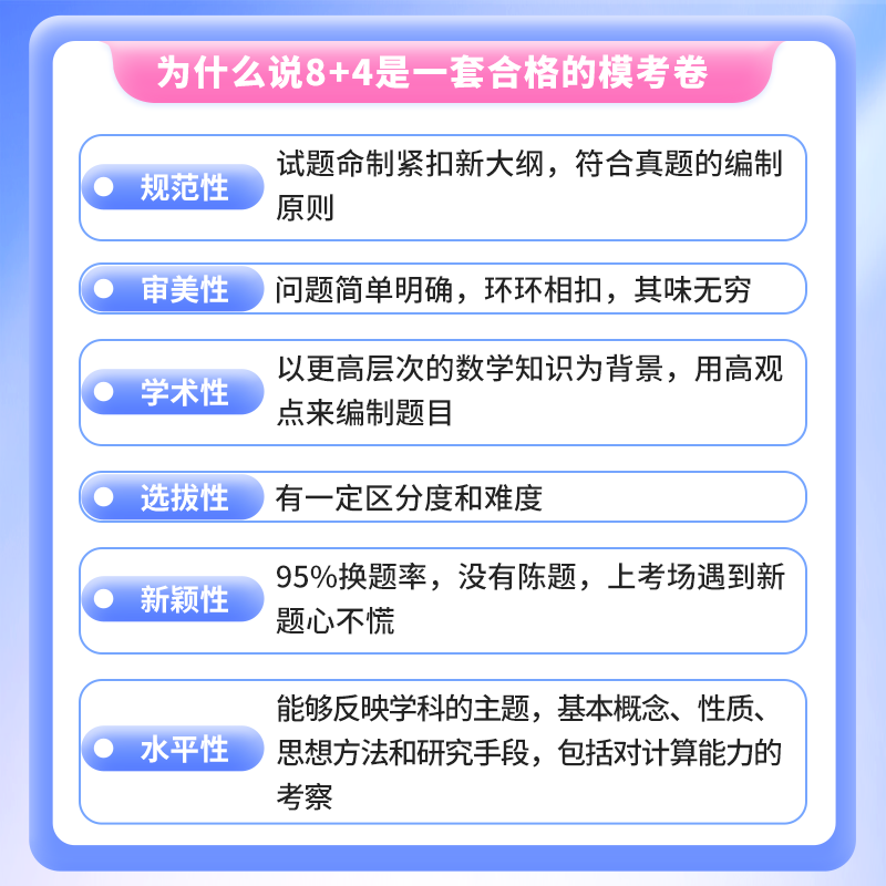 【宇哥官方店】2027考研数学张宇8+4套卷预测八套卷+最后四套卷临门一脚数学一二三可搭肖四肖八李林6+4肖秀荣背诵手册冲刺抢分班点睛班 【数学一】2027张宇8+4套卷(优惠预售)